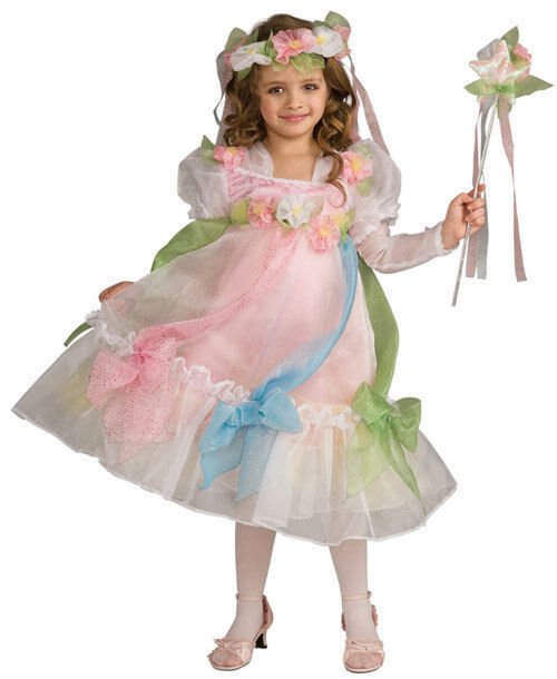 Diva Sweet Mayflower Princess Posh Deluxe Dress/Petticoat, Headpiece/Wand Rubies