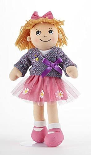 Adorable Apple Dumplin' Cloth 14 Doll by Delton - Purple Wrap