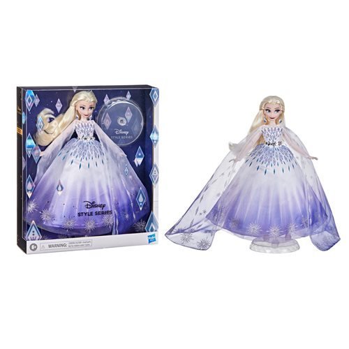 Image 1 of Disney Princess Style Series Holiday Elsa Fashion Doll, Hasbro