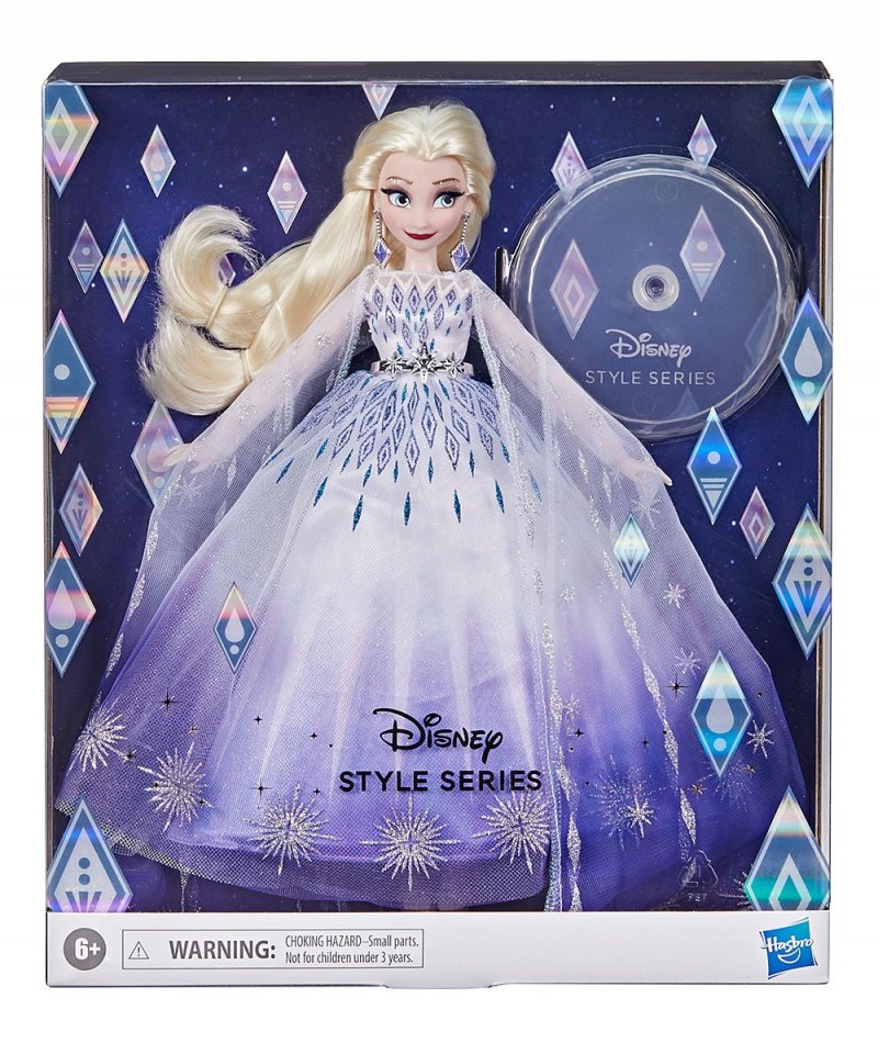 Image 2 of Disney Princess Style Series Holiday Elsa Fashion Doll, Hasbro