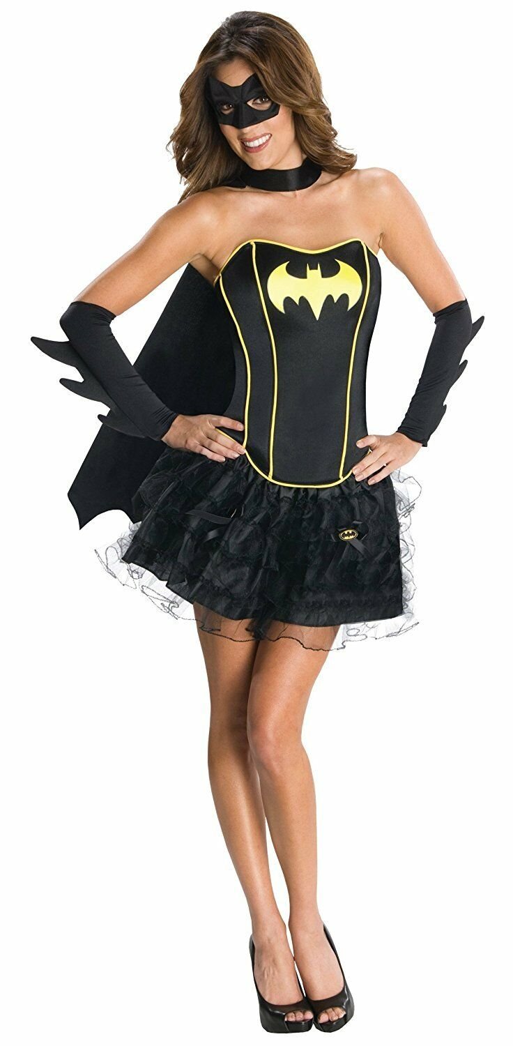 Secret Wishes Women's Batgirl Black Corset Tutu Adult Costume, S, M, L