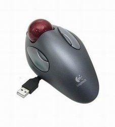 Logiterch Mouse 910-000806 Trackman Marble Mouse Wired USB 4 Button