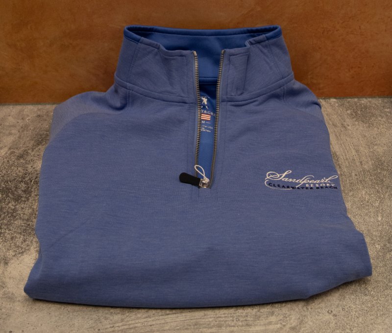 Fairway and Green- Blue- Mens Pullover