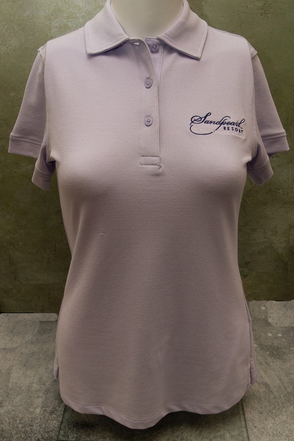 Fairway and Green Ladies Polo- Violet