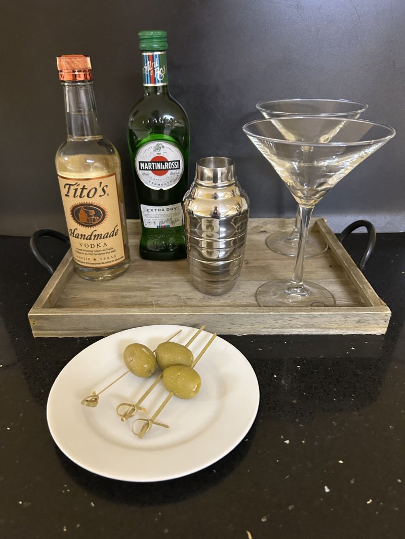 Tito's Vodka Martini Station