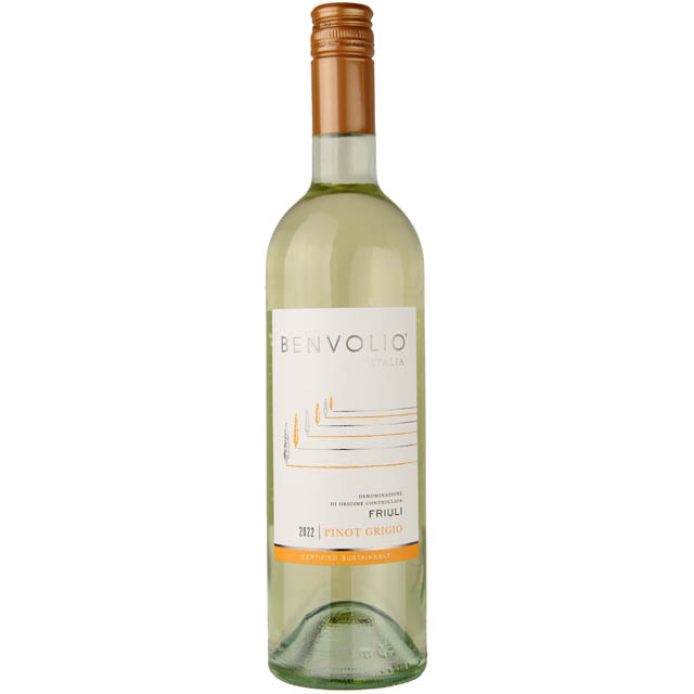 Bottle of Benvolio Pinot Grigio