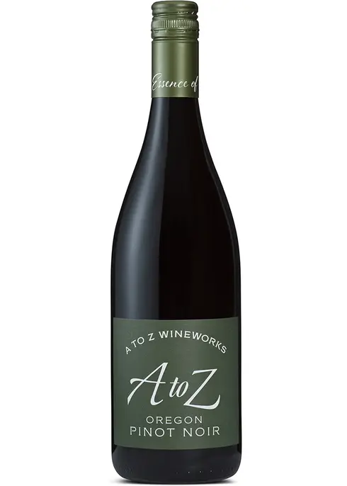 Bottle of A to Z Pinot Noir