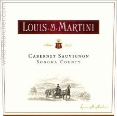 Red Wine - Louis Martini Cabernet Sauvignon 