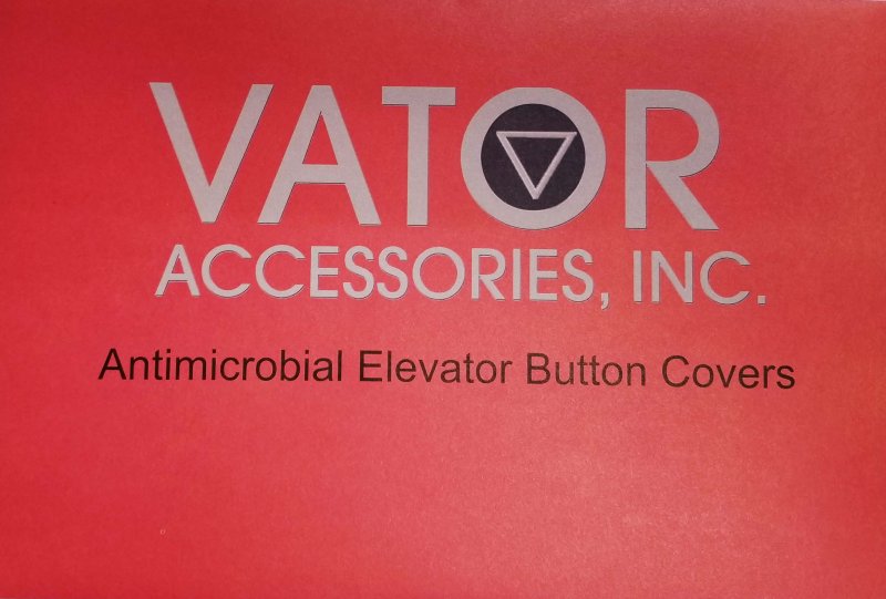Image 5 of ANTIMICROBIAL ELEVATOR BUTTON COVERS (COPPER INFUSED)