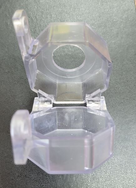 Image 1 of 22 mm Clear Lock Off Attachment for Switches and Pushbuttons