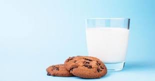 Chocolate Chip Cookies and Milk (for 2)