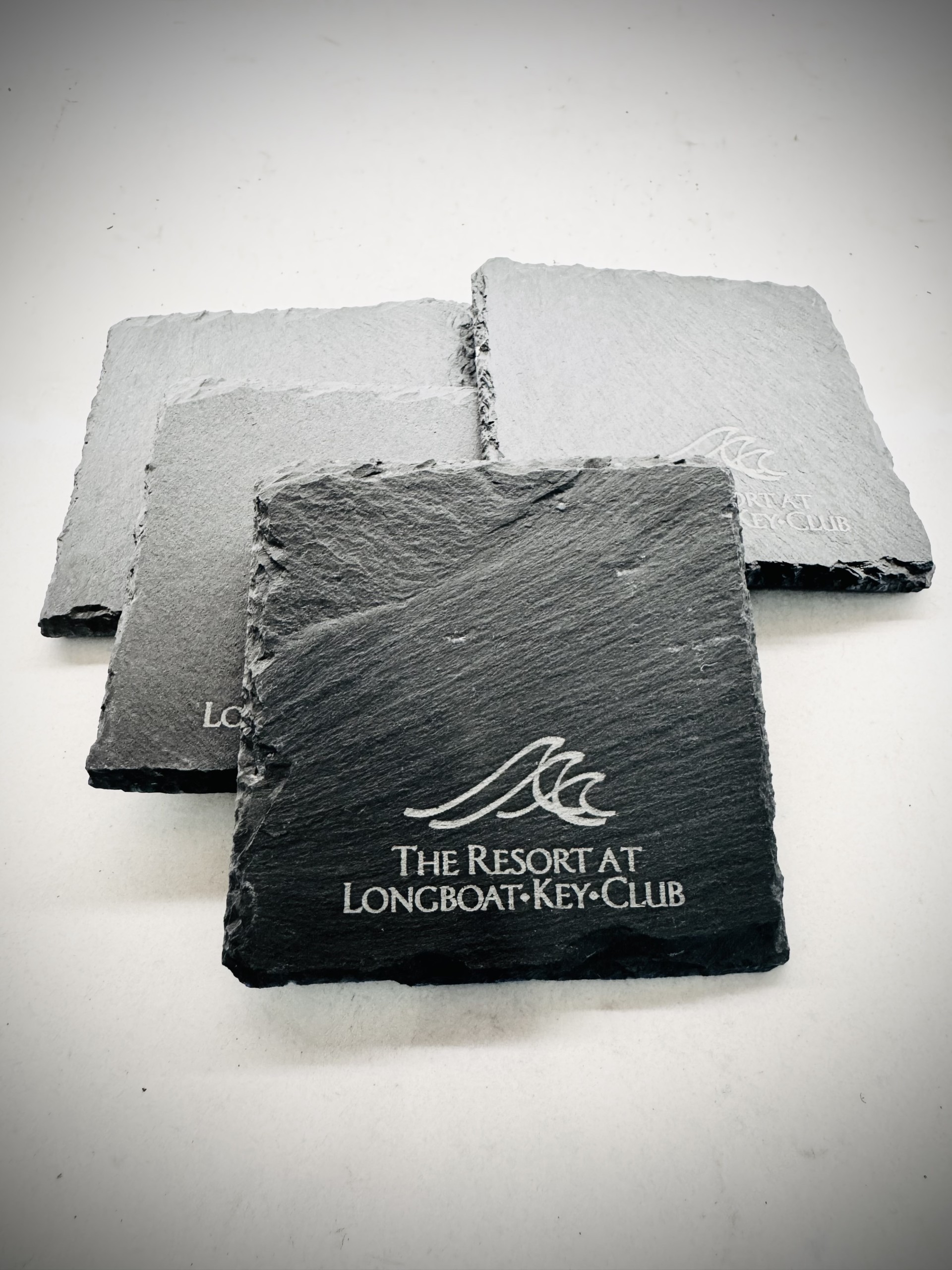 L. LBKC Logo Slate Coaster (Set of 4)