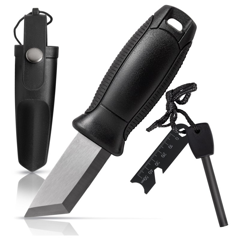 SKMXMSK   Maxam Mini-Survival Knife with Fire Starter
