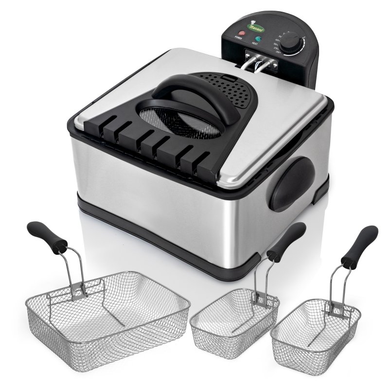 KTELFRY4    Maxam 4 Quart Electric Deep Fryer - 1700 Watts Electrical Appliance 