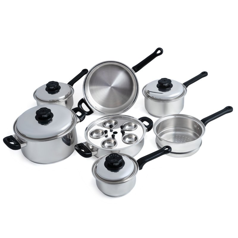  KT173   Maxam 9-Element Waterless Cookware Set,