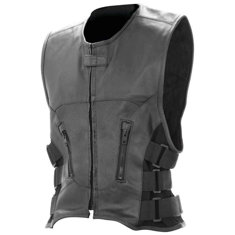BKVBP2X     Rocky Mountain Hides™ Solid Genuine Buffalo Leather Vest