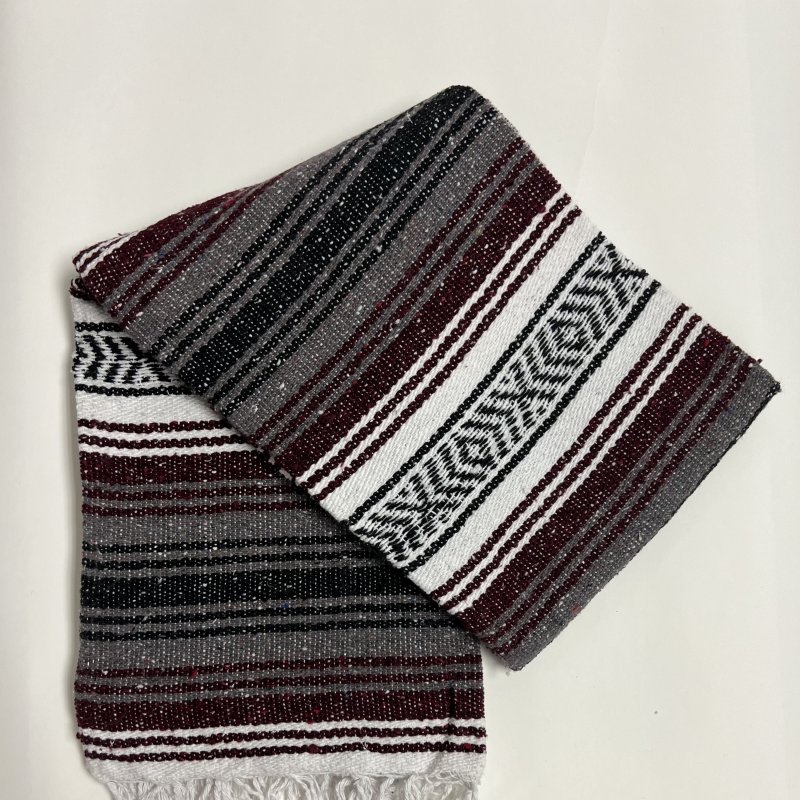  GFMBLWINE   Handwoven Mexican Blanket Created by Skilled Weavers Using Traditio