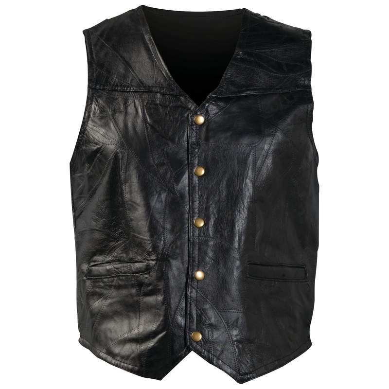 GFVS     Giovanni Navarre® Italian Stone™ Design Genuine Leather Vest