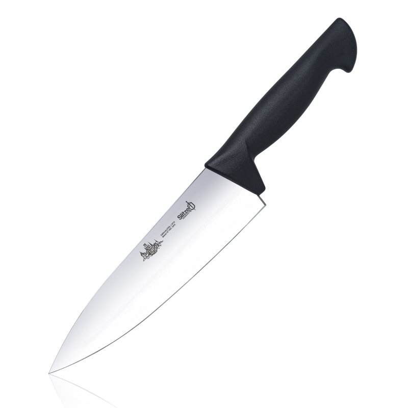 CTSZCH     Slitzer Germany 8 Inch Black Handle Chef Knife