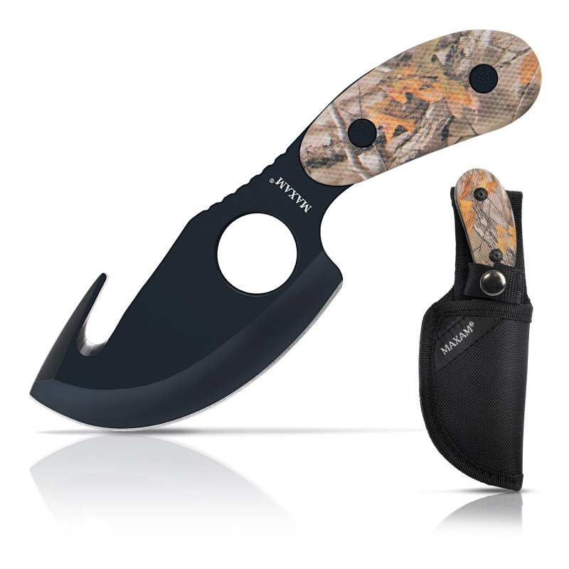 SKMXSKIN      Maxam Camo Fixed Blade Knife