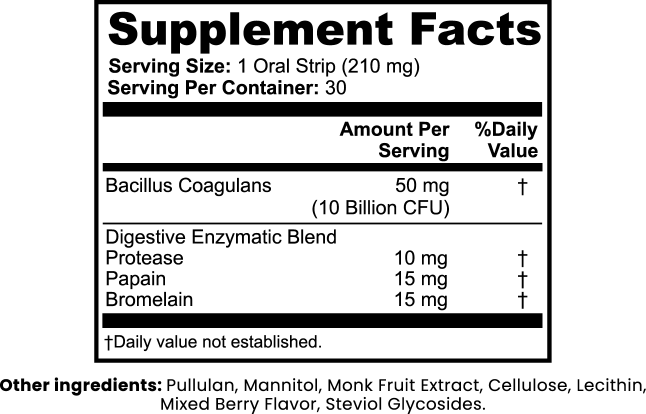 Image 1 of DGHS     Digestive + Gut Health Strips