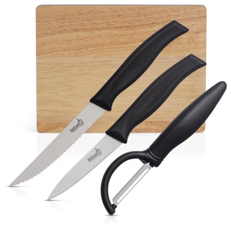 CTSZPREP4     Slitzer Germany Cutting Board And Knife Set
