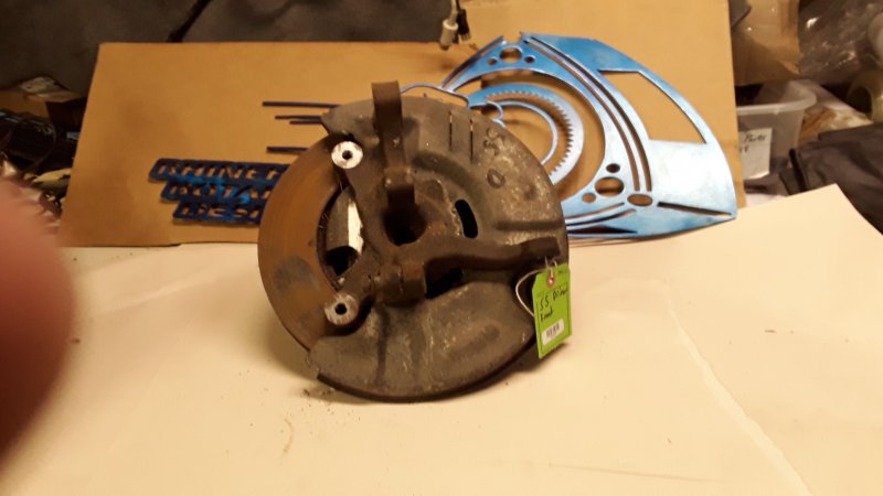 Image 1 of S5 front driver side hub assembly  P/N 2004