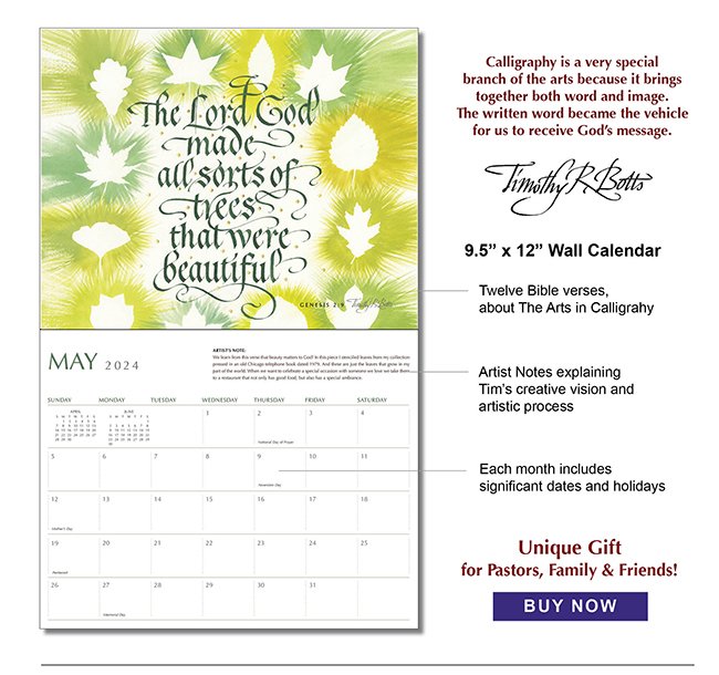 Tim Botts 2025 Calendar