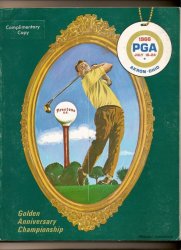 1966 PGA Championship Golf program Geiberger Nicklaus