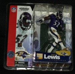 Mcfarlane NFL Series 5 RAY LEWIS Purple VARIANT VHTF RARE