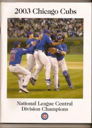 2003 Chcago Cubs NLDS Media Guide