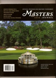 2008 Masters Journal Golf Program PGA Augusta GA