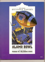 1997 Alamo Bowl Game Program Purdue Oklahoma State