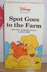 Disney Spot Goes to The Farm Eric Hill VHS Video Tape