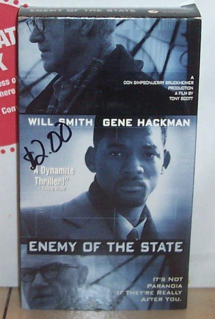 Image 0 of Enemy Of The State VHS Video Tape Will Smith Gene Hackman