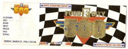 1996 Nascar Food City 500 Ticket Stub BMS