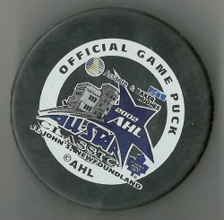 2002 AHL official Game Puck St Johns Maple Leafs