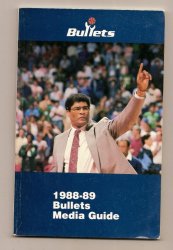 1988-89 Washington Bullets Media Guide