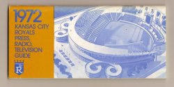 1972 Kansas City Royals Media Guide MLB Baseball