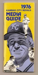 1976 Kansas City Royals Media Guide MLB Baseball