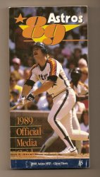 1989 Houston Astros Media Guide