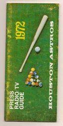 1972 Houston Astros Media Guide