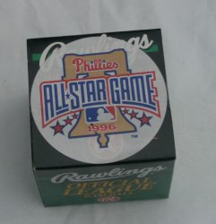 Rawlings official 1996 all star game Baseball NRFP