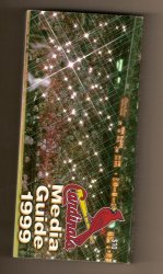 1999 St Louis Cardinals Media Guide
