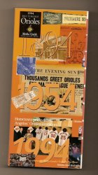 1994 Baltimore Orioles media Guide