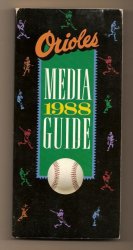 1988 Baltimore Orioles media Guide