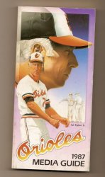 1987 Baltimore Orioles media Guide