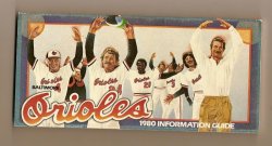 1980 Baltimore Orioles media Guide