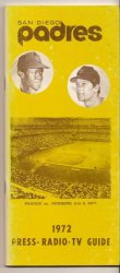 1972 San Diego Padres Media Guide