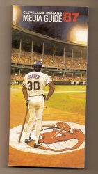 1987 Cleveland Indians Media guide